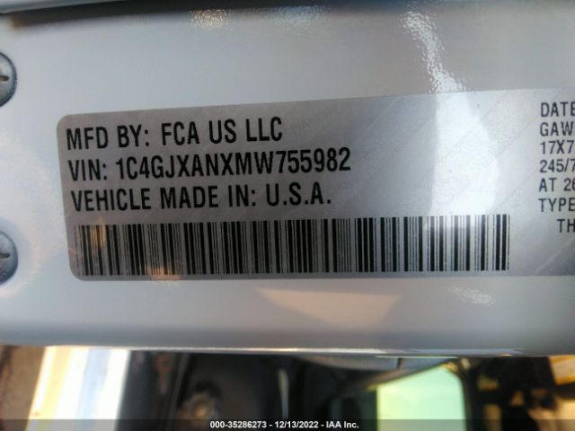1C4GJXANXMW755982 Jeep Wrangler Sport S