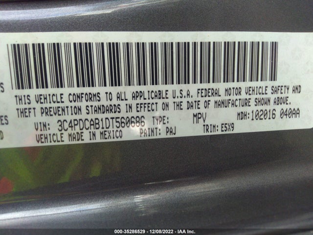 Dodge Journey American Value Pkg 2013 3C4PDCAB1DT560686 Image 11