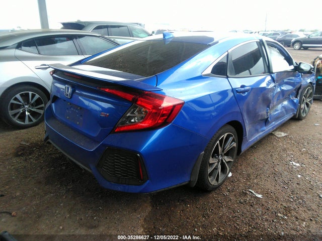 2018 HONDA CIVIC SI SEDAN VIN: 2HGFC1E58JH702156