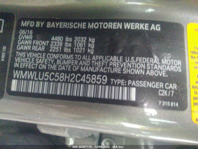 WMWLU5C58H2C45859 Mini Clubman Cooper S