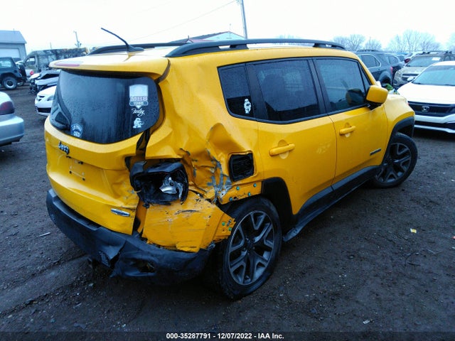 2016 JEEP RENEGADE LATITUDE VIN: ZACCJABW5GPD17925