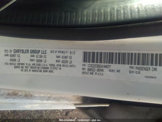 1C3CDZCB5EN104677 Dodge Avenger Sxt