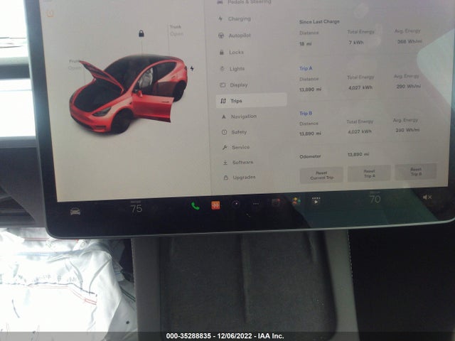 Tesla Model Y 2022 7SAYGDEF3NF406756 Image 7