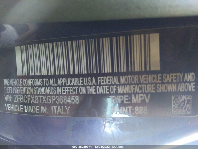 ZFBCFXBTXGP368458 Fiat 500x Easy