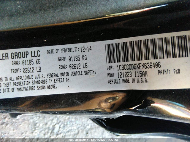 Chrysler 200 S 2015 1C3CCCDGXFN636406 Image 9