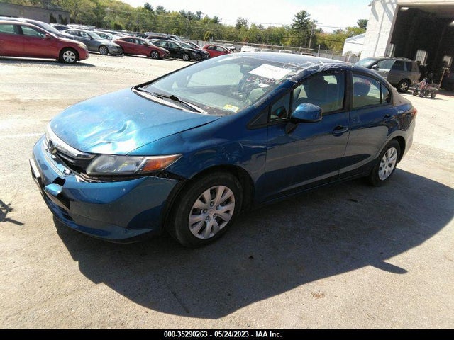 2012 HONDA CIVIC SDN LX VIN: 2HGFB2F52CH560624