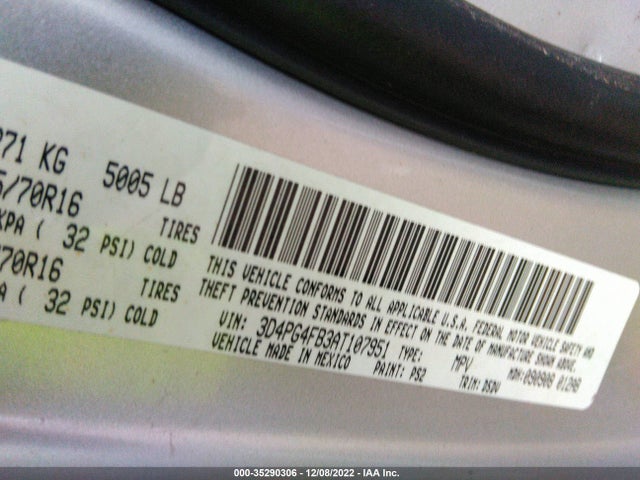 Dodge JOURNEY SE 2010 3D4PG4FB3AT107951 Image 9