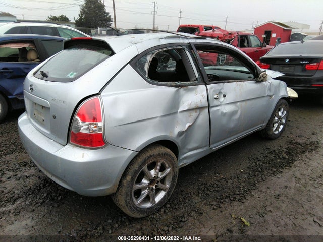 2007 HYUNDAI ACCENT SE VIN: KMHCN36C37U050472