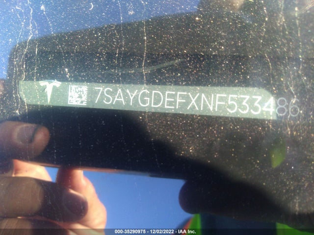 Tesla Model Y Performance 2022 7SAYGDEFXNF533486 Image 9