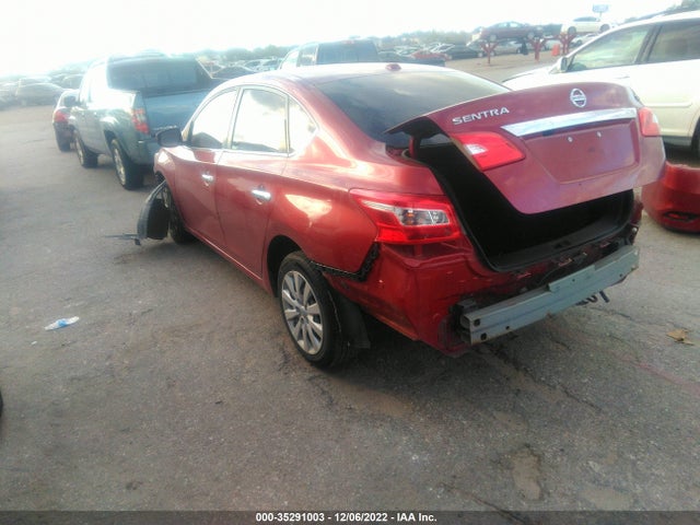 2017 NISSAN SENTRA SV VIN: 3N1AB7AP8HL666186