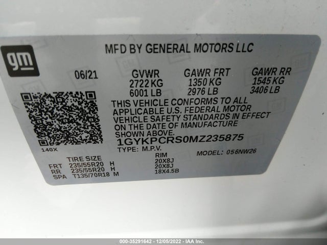 Cadillac Xt6 Premium Luxury 2021 1GYKPCRS0MZ235875 Image 9