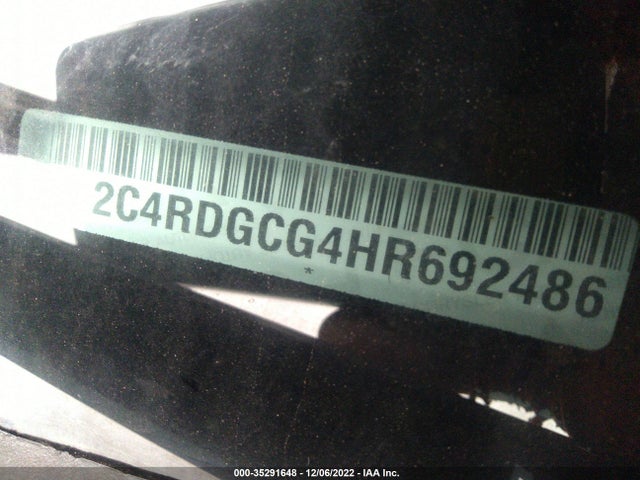 Dodge Grand Caravan Sxt 2017 2C4RDGCG4HR692486 Image 9
