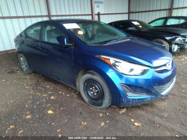2016 Hyundai Elantra, VIN: 5NPDH4AE7GH687390