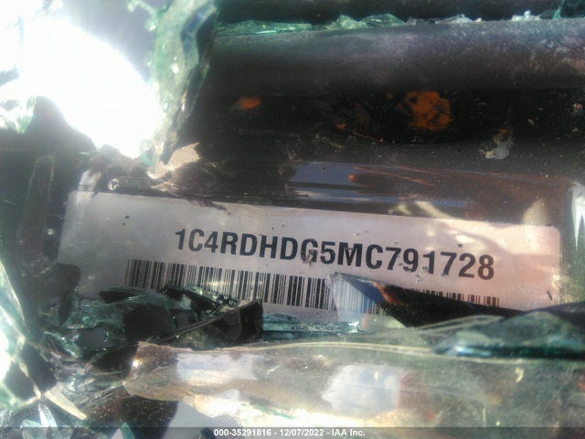2021 Dodge Durango, VIN: 1C4RDHDG5MC791728