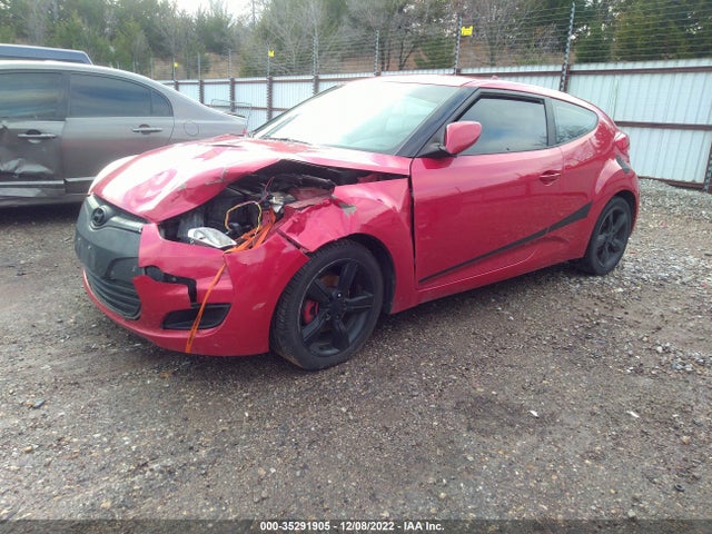 2013 HYUNDAI VELOSTER W/GRAY INT VIN: KMHTC6AD6DU108609