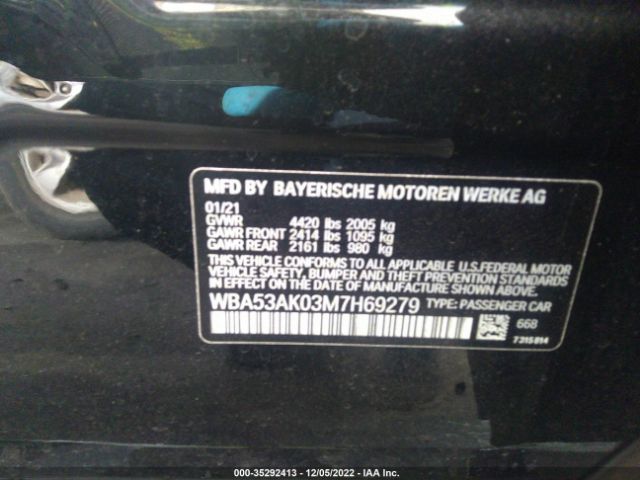 WBA53AK03M7H69279 BMW 2 Series 228i