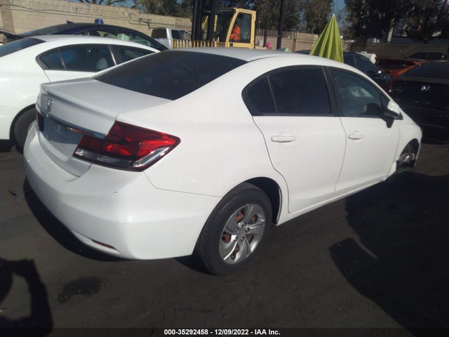 2013 HONDA CIVIC SDN LX VIN: 19XFB2F58DE250649