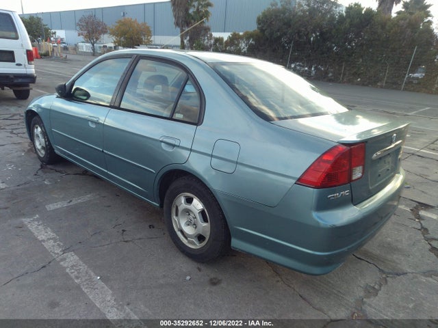 2003 HONDA CIVIC HYBRID VIN: JHMES96623S030656