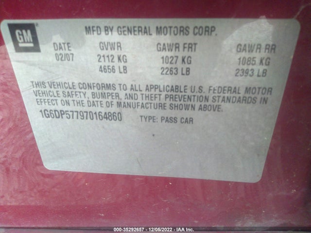 Cadillac CTS 2007 1G6DP577970164860 Image 10