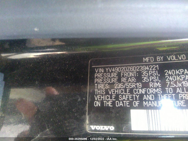 Volvo Xc60 T6 2013 YV4902DZ6D2394221 Image 9