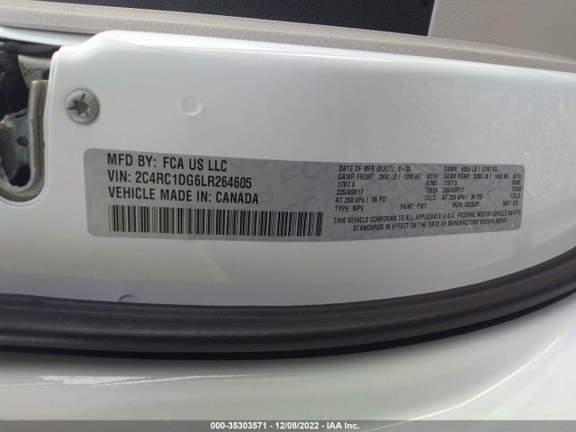 Chrysler Voyager 2020 2C4RC1DG6LR264605 Image 10