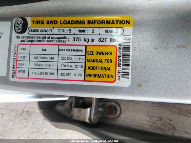 2018 FORD FIESTA SE VIN: 3FADP4EJ2JM114544