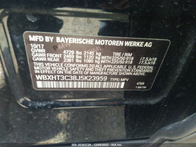 WBXHT3C38J5K23959 BMW X1 Xdrive28i