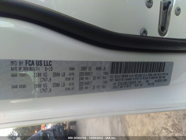 3C4NJDBB1KT828475 Jeep Compass Latitude
