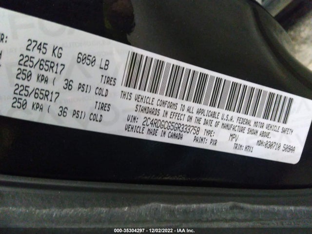Dodge Grand Caravan Sxt 2016 2C4RDGCG5GR333758 Image 9