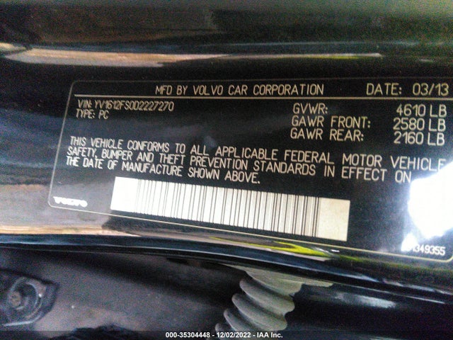 Volvo S60 2013 YV1612FS0D2227270 Image 10