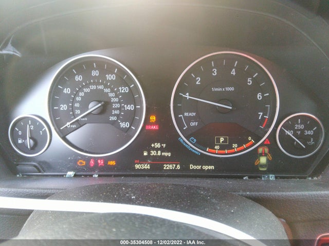 2015 BMW 3 SERIES 320I VIN: WBA3B1G58FNT07858