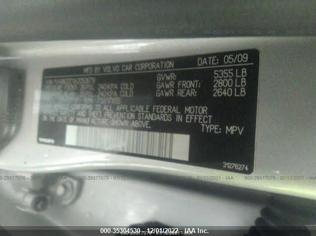 Volvo XC60 2010 YV4960DZ1A2050679 Image 9
