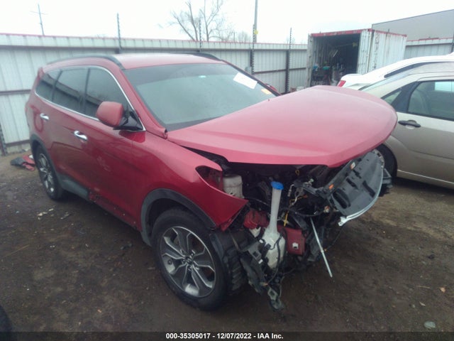 2014 HYUNDAI SANTA FE GLS VIN: KM8SM4HFXEU042118