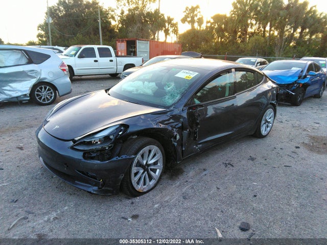 Tesla MODEL 3 2022 5YJ3E1EA9NF325437 Image 2