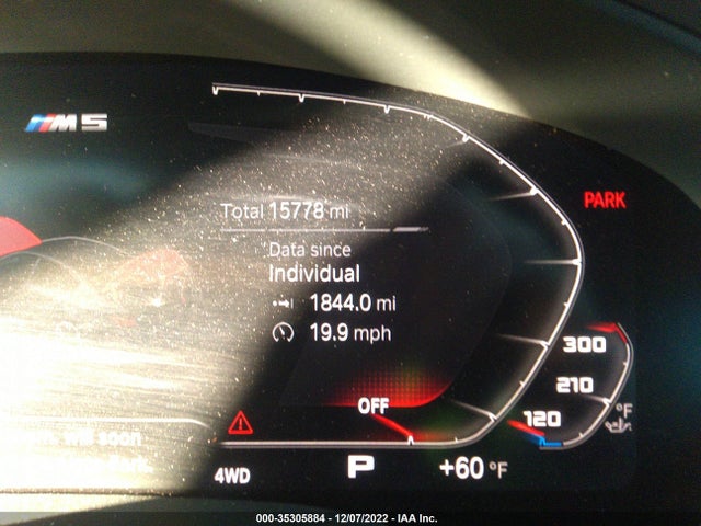 2020 BMW M5, VIN: WBSJF0C01LCE17916