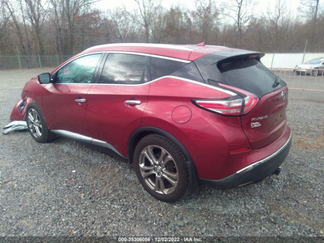 5N1AZ2MG6FN274775 Nissan Murano Platinum