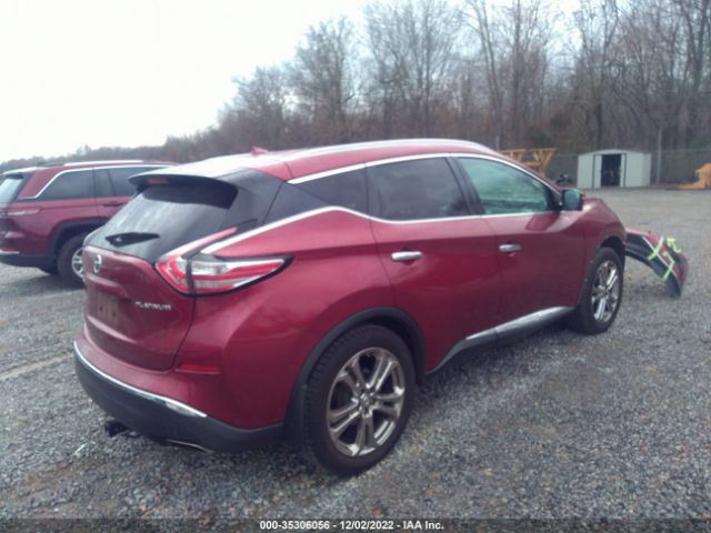 5N1AZ2MG6FN274775 Nissan Murano Platinum