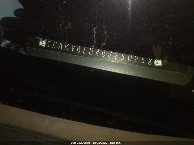 2011 BUICK ENCLAVE CXL-1 VIN: 5GAKVBED4BJ250258