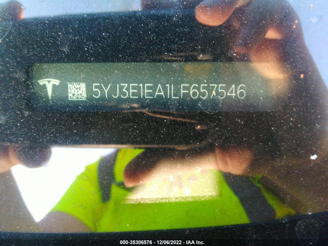 Tesla MODEL 3 2020 5YJ3E1EA1LF657546 Image 11