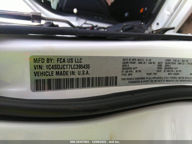 Dodge Durango R/t 2020 1C4SDJCT7LC395435 Image 9