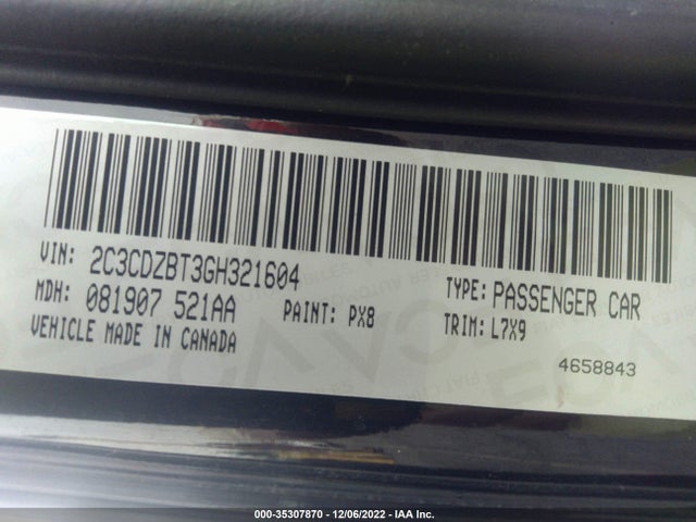 Dodge Challenger R/t 2016 2C3CDZBT3GH321604 Image 10
