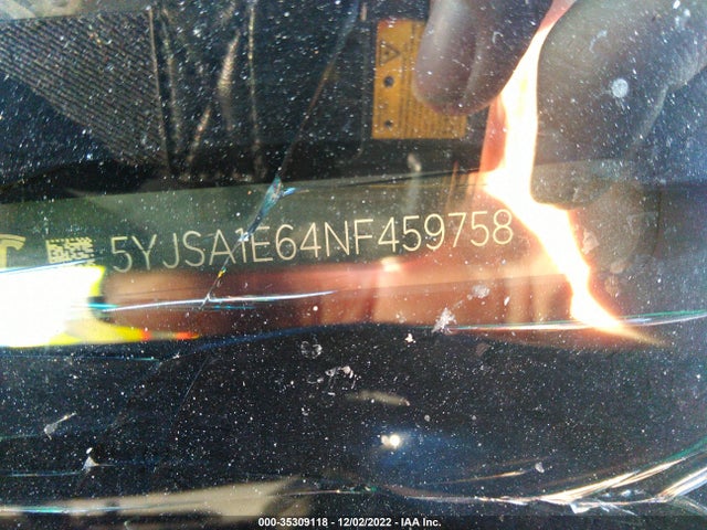 2022 Tesla Model S, VIN: 5YJSA1E64NF459758