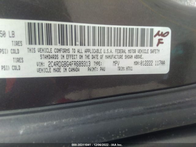 2C4RDGBG4FR689313 Dodge Grand Caravan American Value Pkg