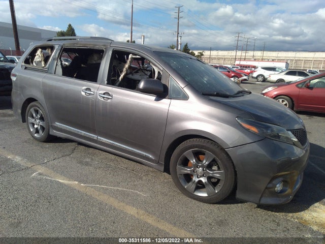 2015 TOYOTA SIENNA SE VIN: 5TDXK3DC6FS631081