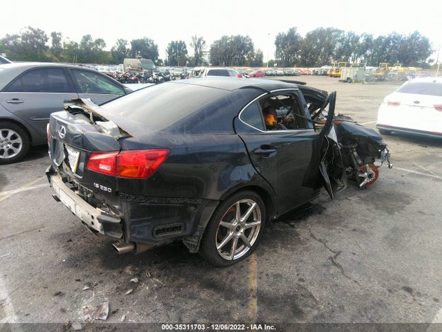 2006 LEXUS IS 250 MANUAL/AUTO VIN: JTHBK262962010609