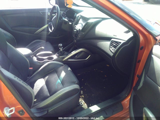 2016 HYUNDAI VELOSTER TURBO VIN: KMHTC6AE0GU303909