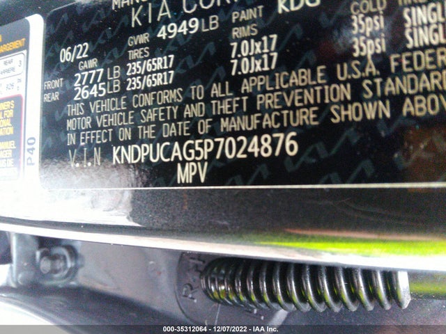 2023 Kia Sportage, VIN: KNDPUCAG5P7024876