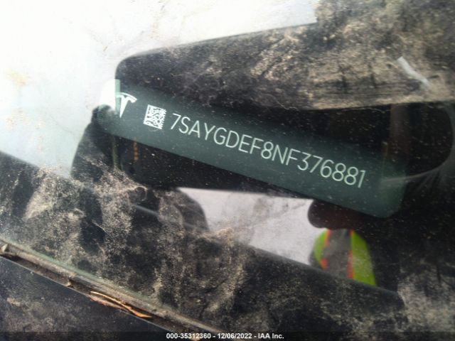 7SAYGDEF8NF376881 Tesla Model Y Performance