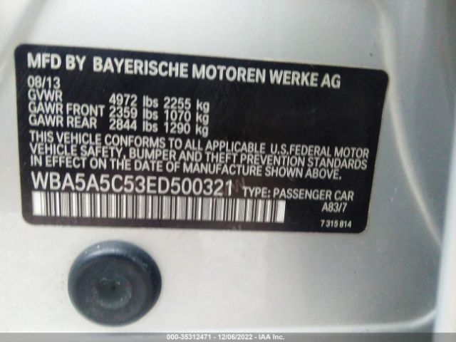 WBA5A5C53ED500321 BMW 5 Series 528i