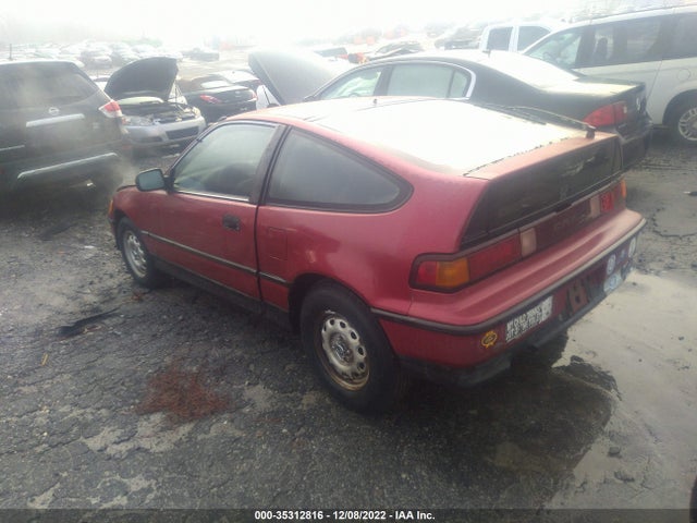 1991 HONDA CIVIC CRX VIN: JHMED8450MS020062